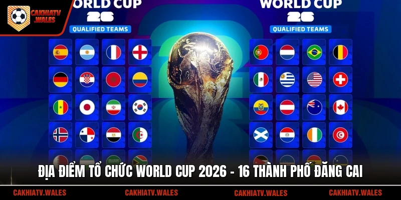 Địa Điểm Tổ Chức World Cup 2026